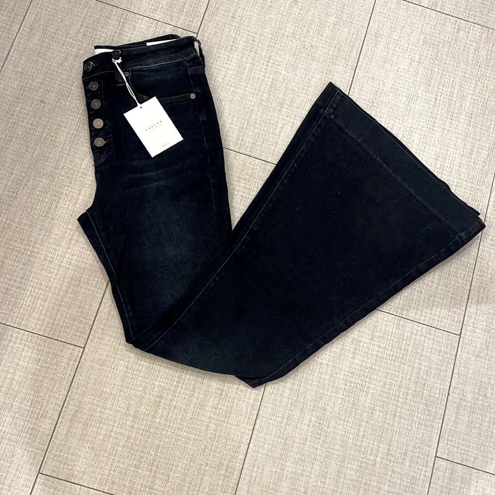 NWT KanCan flare high rise jeans